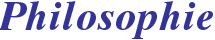 Philosophie