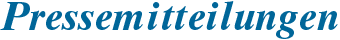 Pressemitteilungen